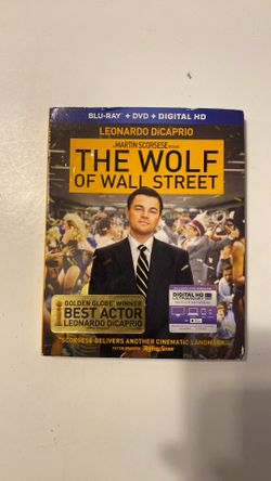 Wolf Of Wall Street Blu Ray DVD 