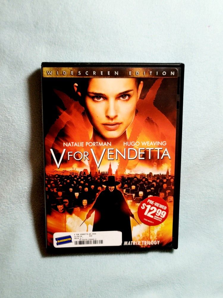 V For Vendetta DVD (2006)