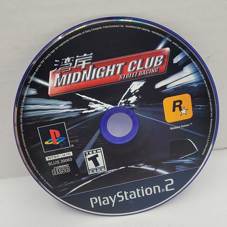  Midnight Club: Street Racing - PlayStation 2