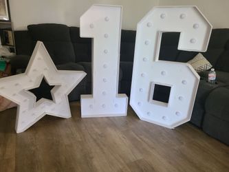 Marquee numbers & Star
