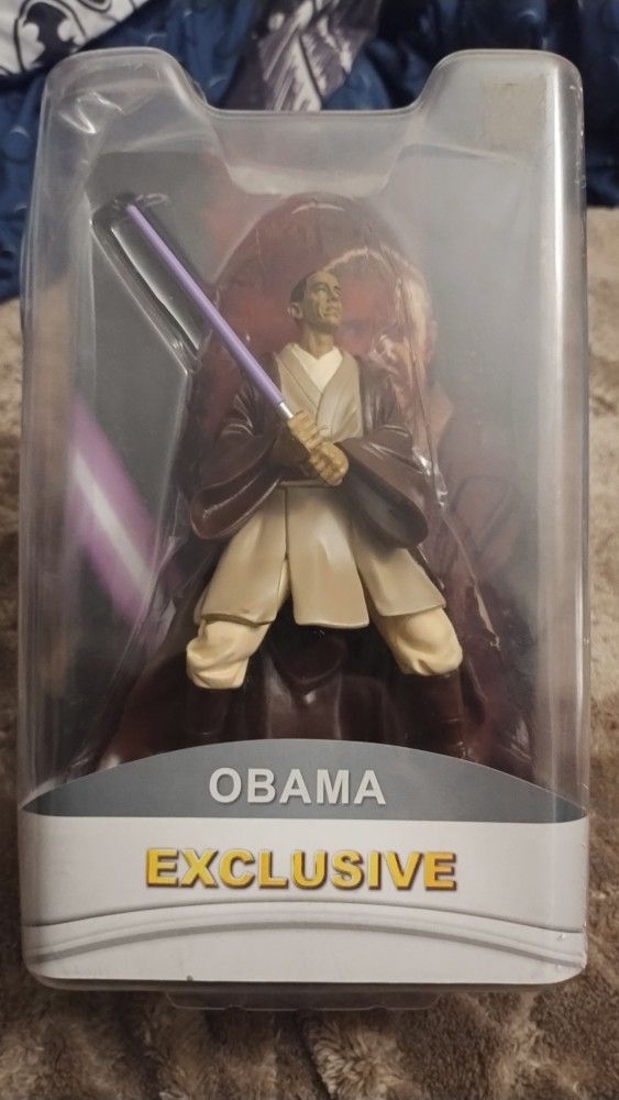Obama Exclusive Star Wars Purple Light Saber Figure (Read Description)