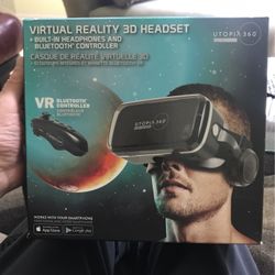 Virtual Reality 3D  Headset Utopia 360 