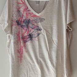 XXL Woman's Dragonfly Tee Shirt