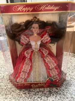 1997 vintage Christmas holiday Barbie