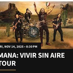 Mana Vivir Sin Aire Concert 