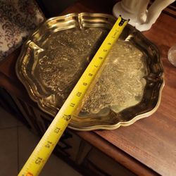 Solid Brass Vintage Dish