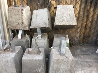 Cement towers. Used fair condition 50.00 dollars all