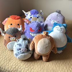 Squishmallows Bundle Lot Of 8 - Like New Condition