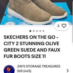 Sketchers Boots Suede 