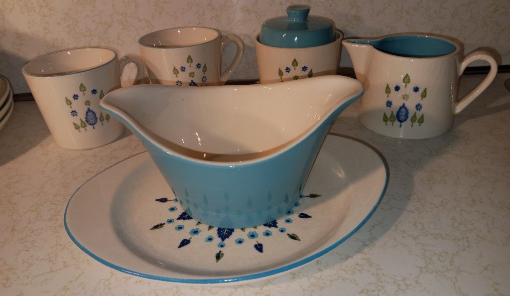 Vintage Marcrest "Swiss Alpine Chalet" Tableware