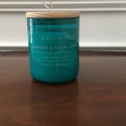 DW Naturals New 2 Wick Sapphire And Sea Blossom Candle. Nonsmoking Home Northeast Richland County Cash