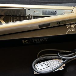 professional iron in gold color from the kipozi brand