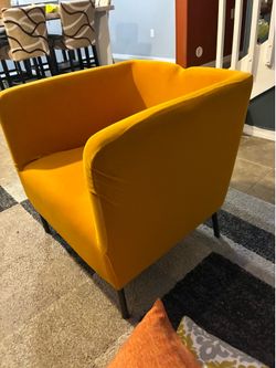 The Bold Gold Accent Chair