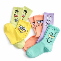 SpongeBob SquarePants Socks Set (5 Pairs)