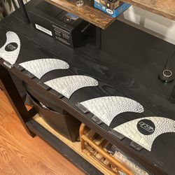 FCS HaydenShapes (HS) 5-Fin Set - Medium - Croc Skin