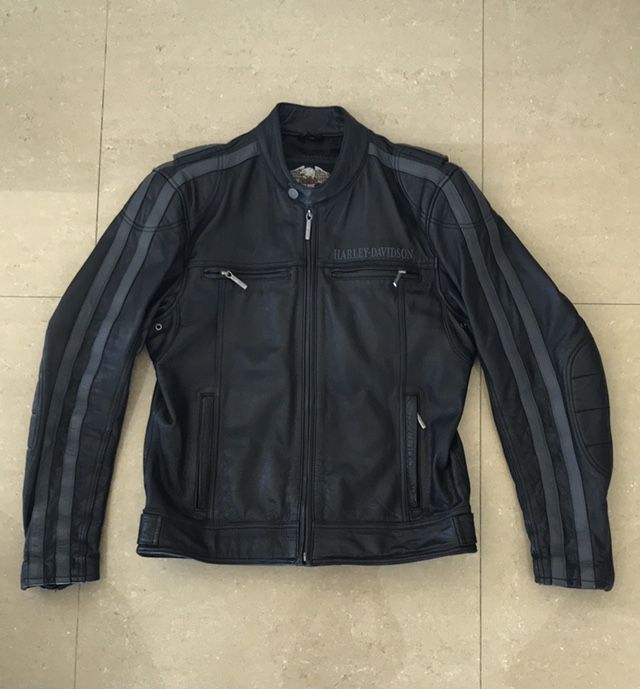 Harley Davidson Men’s Black Leather Jacket
