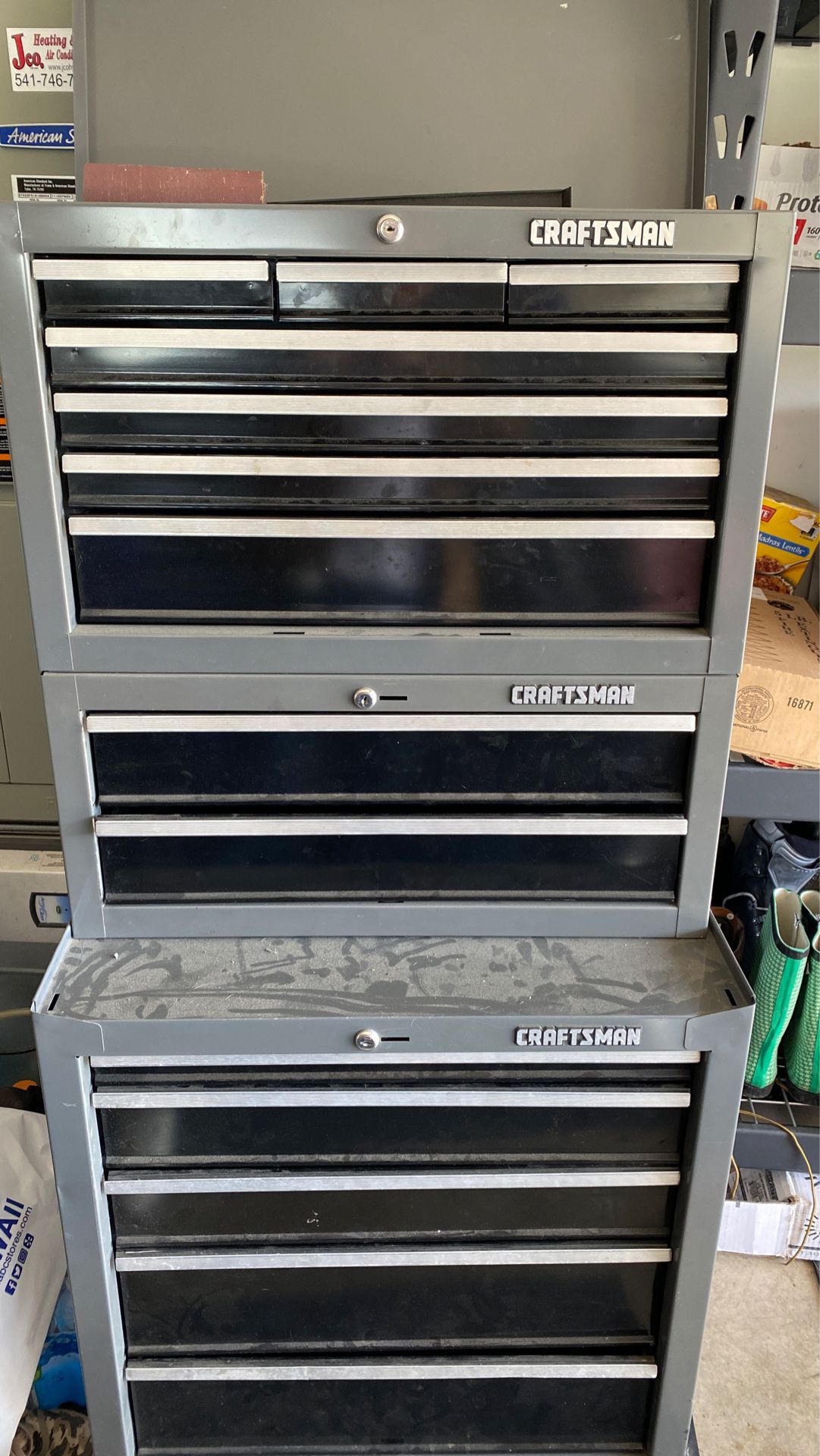 Craftsman three tier toolbox