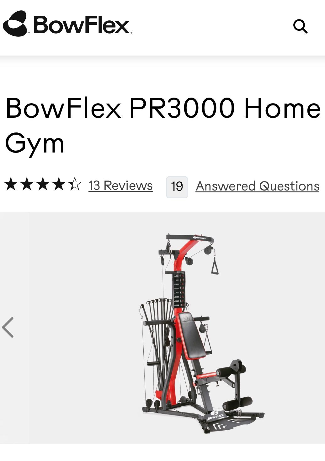 Bowflex PR3000