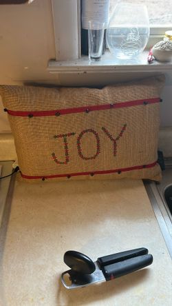 Vickerman Christmas Decorative Pillow 18 X12