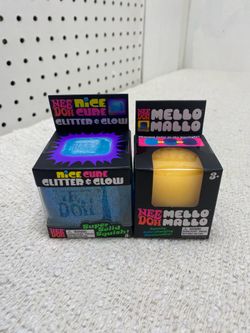 Needoh Mellow Mallow & Glitter & Glow Squishy Lot