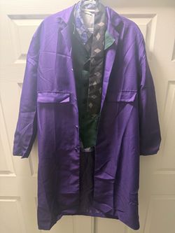 Adult Men’s Heath Ledger Style Joker Costume (New)
