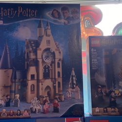 Harry Potter Hogwarts Clock Tower & Moment Charms Class Lego Sets New In Box 