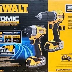 DEWALT ATOMIC COMPACT SERIES DCK226E2 BRUSHLESS COMBO KIT **NEW SEALED**