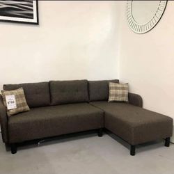 Small  L Shaped Ceylin Sectional🤩 Living Room Set 💥 Brand New ✅