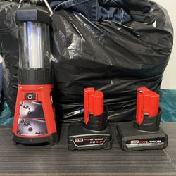 Milwaukee M12 Light And Batteries