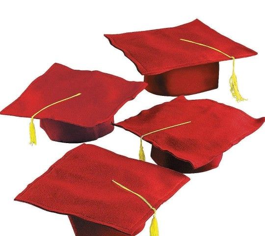New. 36 Piece Fun Express Graduation Cap for Children.Perfect for Preschool or Daycare Grad Ceremony