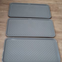 Three Shoe/Boot Trays - Protect Your Mudroom Or Front Hall