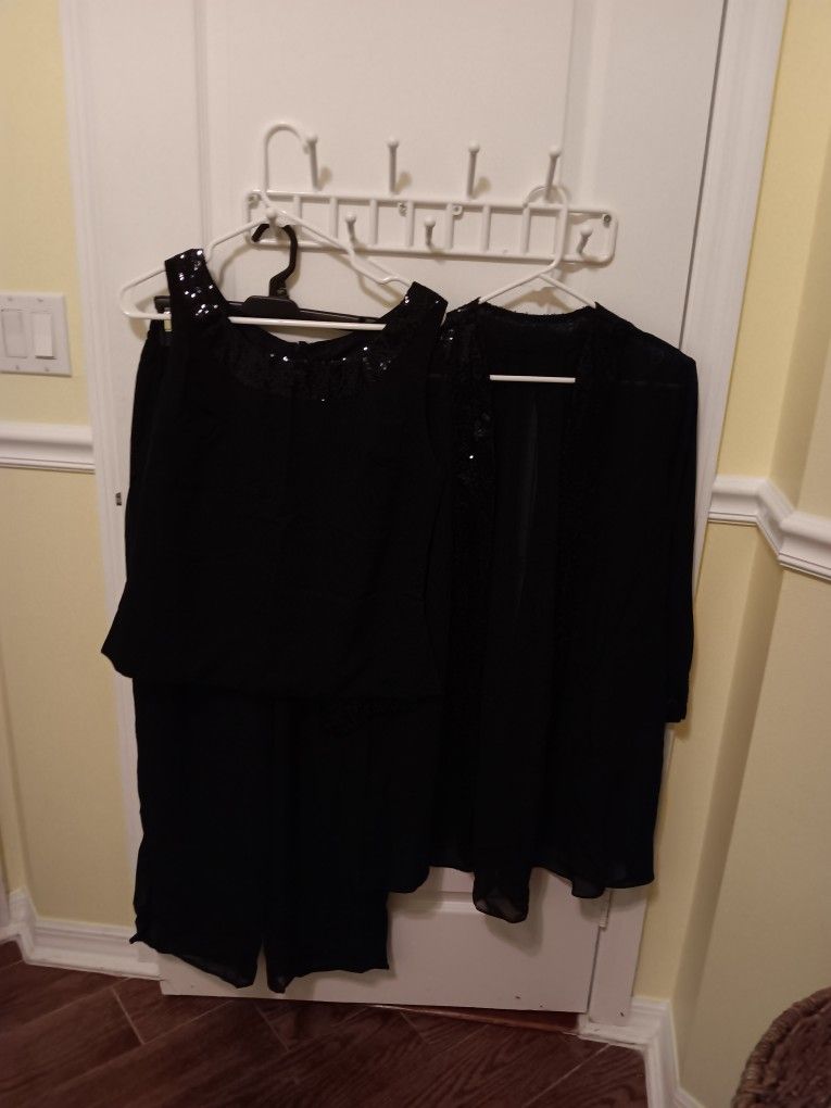 3 Piece Mother Of The Bride Pant Suit