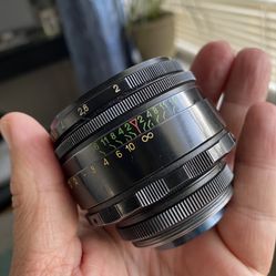 Helios 44-2  F2 Portrait, video manual lens, M42