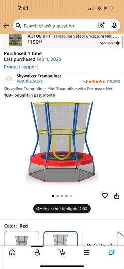 Kids trampoline indoor
