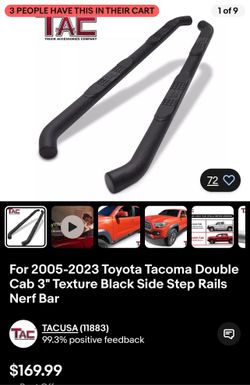 2012 Toyota Tacoma Side Steps Rail