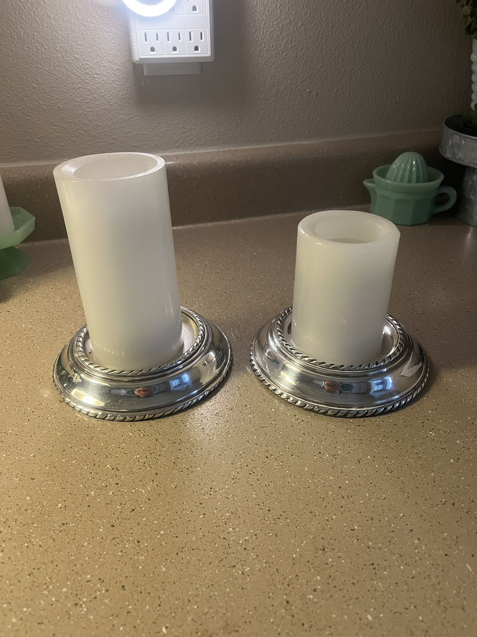 Pottery Barn Pillar Candle Holder
