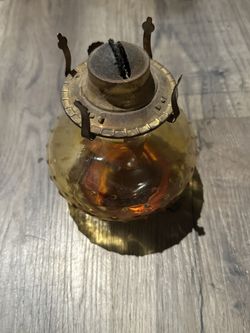 Vintage Glass oil Lamp
