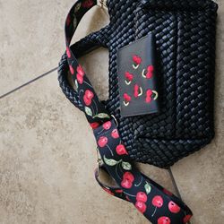 Cherry Purse Tote With Wallet