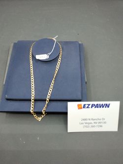 18kt Cuban link chain