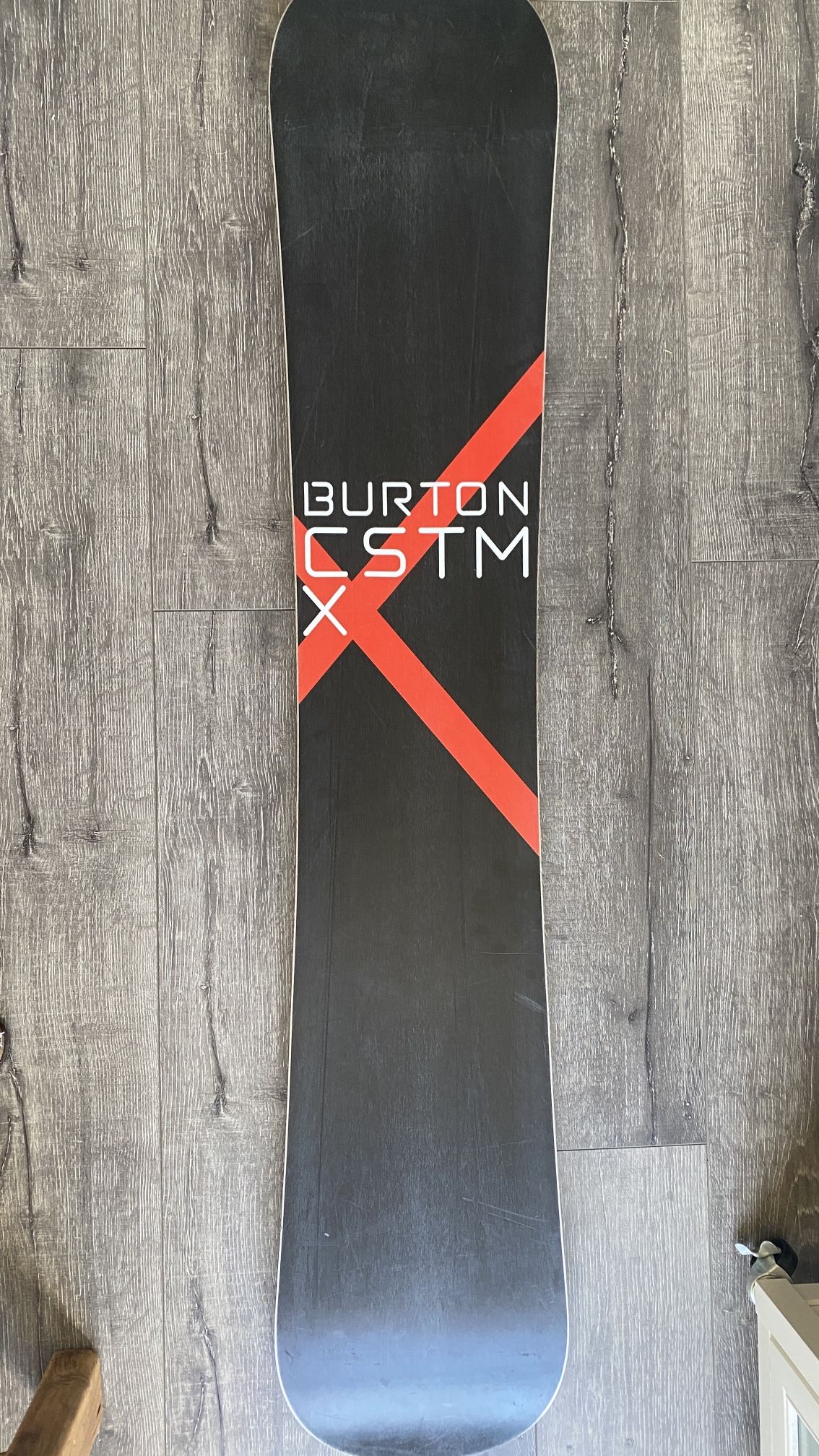 2006 Burton Custom X (158cm) & P1 Bindings Vintage Early 2000's