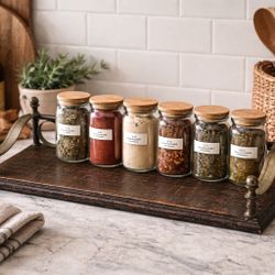 Vintage Brass & Distressed Wood Gallery Rail Shelf - Traditional Scroll Design