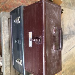 Vintage Sears Craftsman tool box 17” no tray