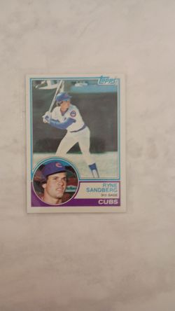 Vintage TOPPS Baseball Card:  Ryne Sandberg