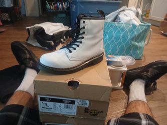 White Dr Martens 