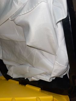 140 white party chair cover