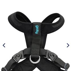 NWT Gooby Pet Escape Free Black Comfort X One Harness for Dogs