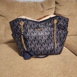 Dark Blue MK Tote From New Mexico.