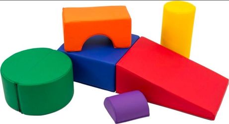 6-Piece Set, Multipurpose Playset, For Infants and Toddlers, 10m-2yrs, Gross Motor Development, Home & Daycare Use