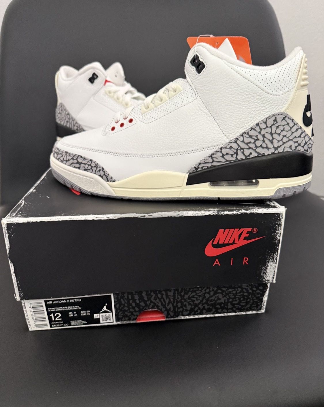 Jordan 3 New Size 12