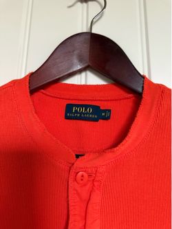 polo ralph lauren orange color M size worn once like new